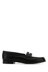 Church's Round Toe Loafers Contrasting Detail In Black