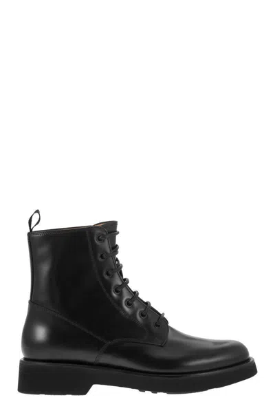 Church's Women Nanalah L - Semi-gloss Calfskin Ankle Boot In Black