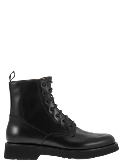 Church's Women's Black Semi-gloss Calfskin Ankle Boots