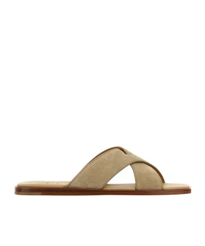 Church's Brown Suede Sandals In Beige O Tan