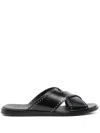 Church's 'studded Open Toe Flat Sole Sandals' In Black