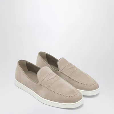 Church's Peebles Loafer In Desertcolored Suede In Neutral
