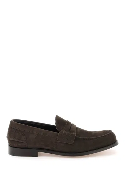 Church's Pembrey Suede Loafers In Brown