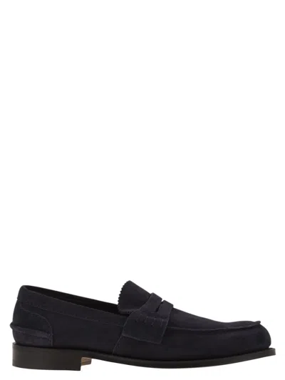 Church's Pembrey - Suede Moccasin In Blue