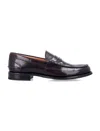 Church's Pembrey Leather Loafers In Red