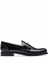 Church's Pemprey Moccasins In Black Leather In Black