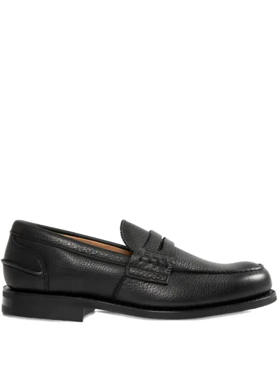 Church's Penny Loafers Made From Leather In Black