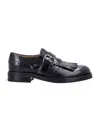 Church's Fringed Brogue Loafers Round Toe In Black