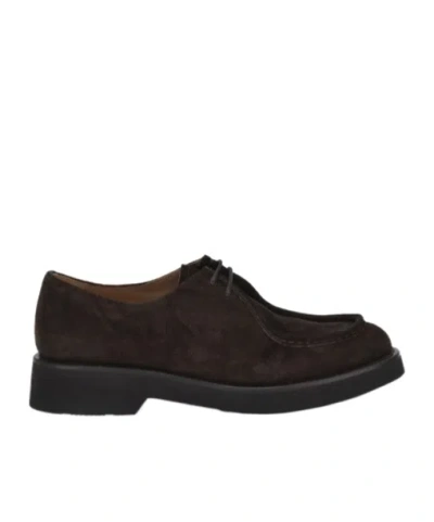 Church's Piped Trim Nelly Lace-up Shoes In Brown