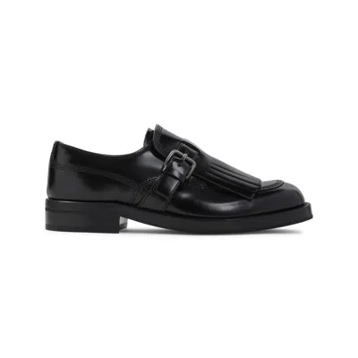 Church's Pleated Black Calf Leather Loafers