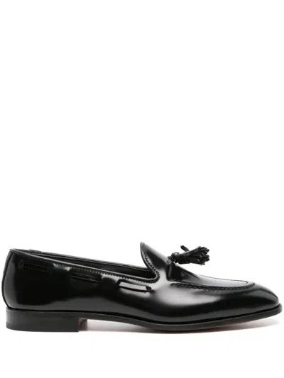 Church's Polished Leather Maidstone Loafers Shoes In Black