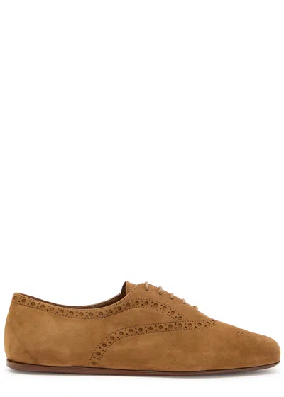 Church's Rebecca Suede Derby Shoes In Brown