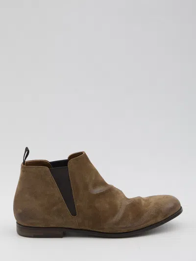 Church's Reigate Vintage Ankle Boots In Brown