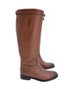 Church's Riding Knee Boots In Brown Leather In Brown