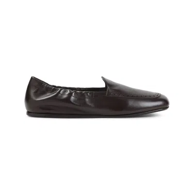 Church's Rika Brown Calf Leather Loafers In Burgundy