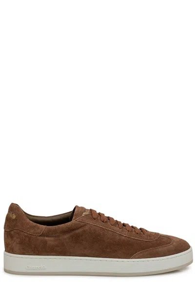 Church's Round Toe Lace In Brown