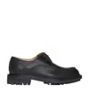 Church's Burnt Leather Lymington Lace Up Shoes In Black
