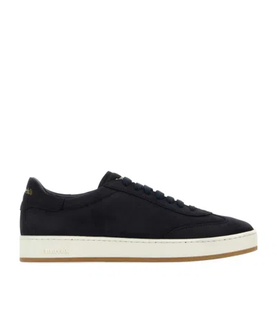 Church's Round Toe Lace-up Sneakers In Black