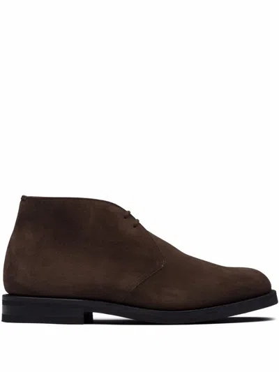 Church's Ryder 3 Lw Suede Desert Boots In Brown