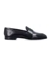 Church's Church S Onyx Fumé Polished Leather Loafer In Black