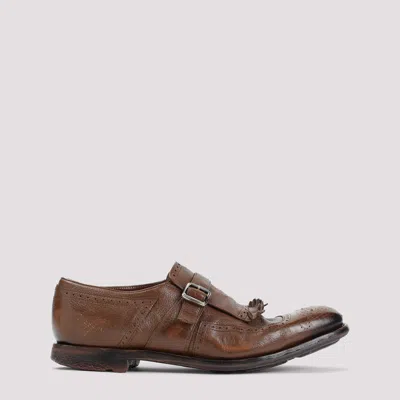 Church's Shanghai Vintage Leather Loafers In Brown