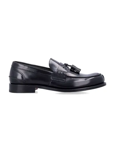 Church's Church S Tiverton Bookbinder Leather Loafers In Black