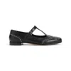 Church's Opal Studded Leather Mary Jane Brogues In Black