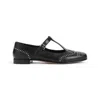 Church's Opal Studded Leather Mary Jane Brogues In Black