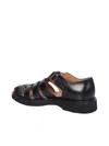 Church's Fisherman Leather Sandals In Black