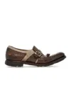 Church's Shanghai Leather Ecru Shoes In Black