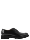 Church's Black Leather Oxfords And Derbies