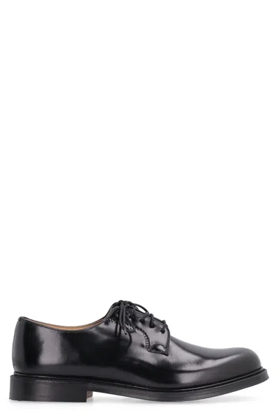 Church's Shannon - Polished Binder Derby In Black