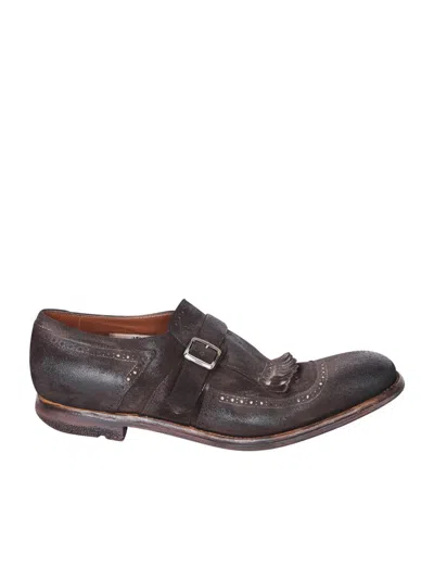 Church's Shanghai Vintage Suede Loafer In Brown