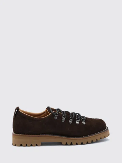 Church's Suede Ridged-sole Derby Shoes In Brown