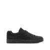 Church's Low Top Suede Finish Rubber Sole Sneakers In Black
