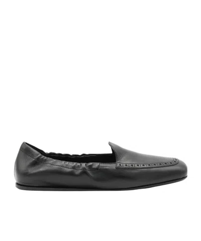 Church's Square Toe Slip-on Loafers In Black