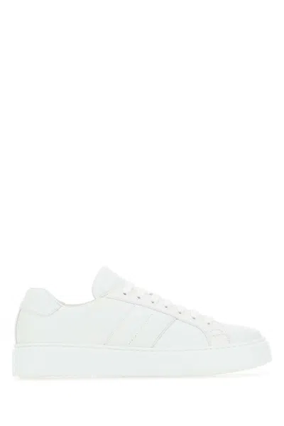 Church's White Leather Mach 3 Sneakers