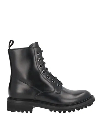 Church's Woman Ankle Boots Black Size 9 Calfskin