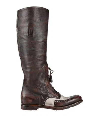 Church's Woman Boot Dark Brown Size 7 Calfskin