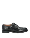Church's Woman Loafers Black Size 5 Leather In Black