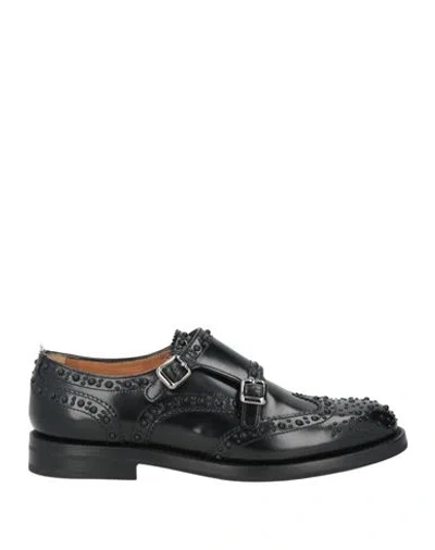 Church's Woman Loafers Black Size 5 Leather