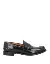 Church's Woman Loafers Black Size 10 Soft Leather