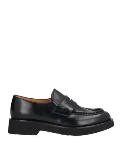 Church's Woman Loafers Black Size 7.5 Calfskin