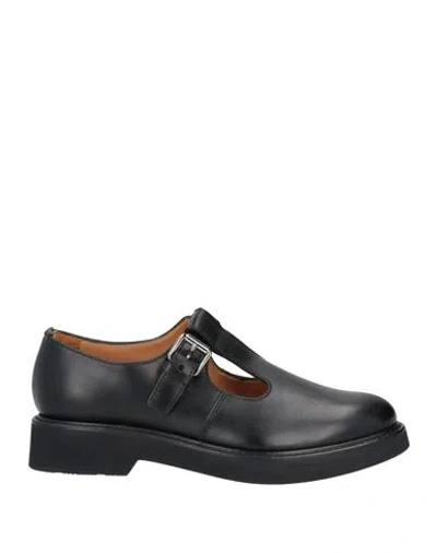 CHURCH'S CHURCH'S WOMAN LOAFERS BLACK SIZE 8 LEATHER