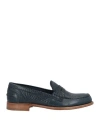 Church's Woman Loafers Blue Size 5.5 Soft Leather