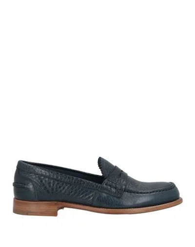 Church's Woman Loafers Blue Size 5.5 Soft Leather