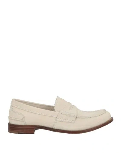 Church's Woman Loafers Off White Size 6.5 Leather