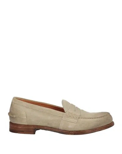 Church's Woman Loafers Sage Green Size 6.5 Leather