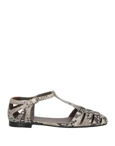 Church's Woman Sandals Ivory Size 7 Leather In White
