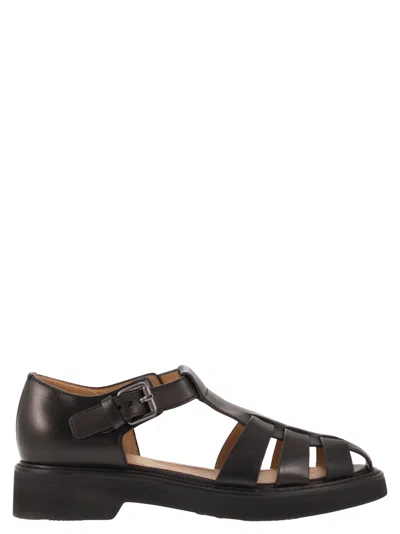 Church's Women Hove - Leather Sandals In Black